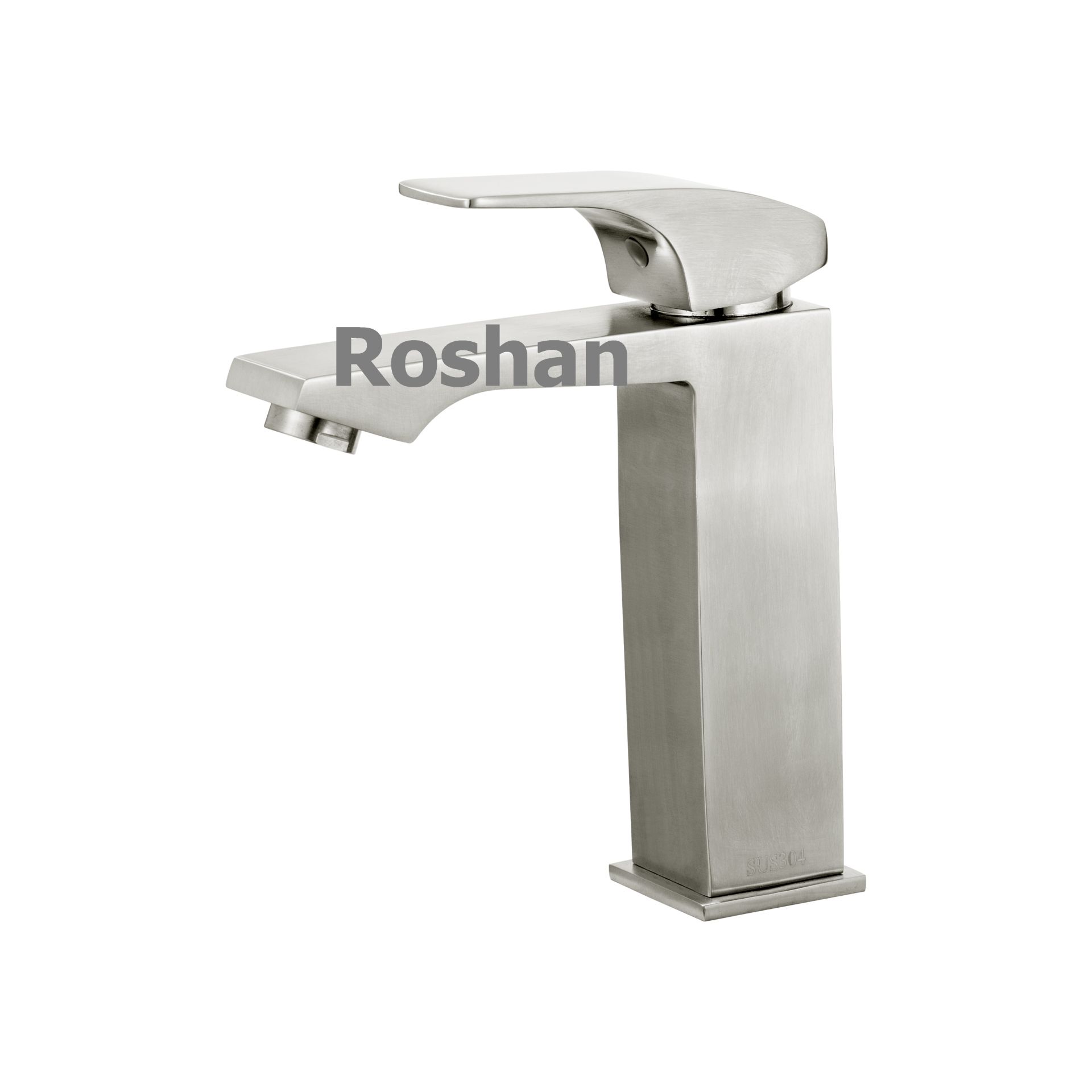 Vòi Lavabo inox mờ Nóng Lạnh Roshan Basic R403