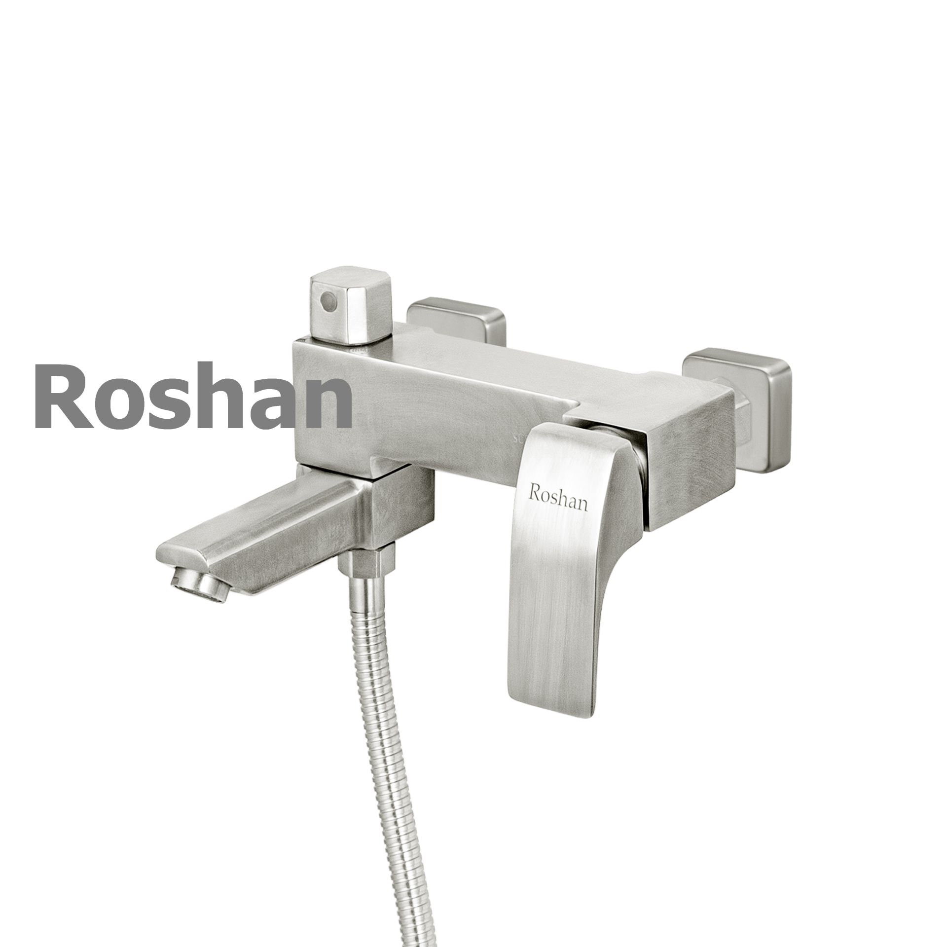 Vòi sen tắm inox mờ Nóng Lạnh Roshan Basic R304
