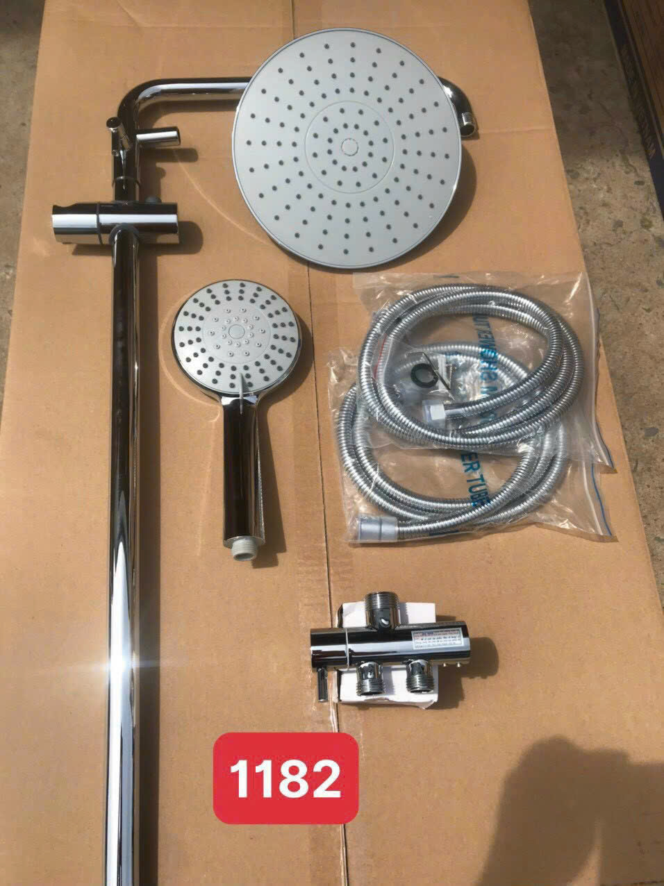 Bộ sen tắm Lạnh gắn máy nước nóng trực tiếp