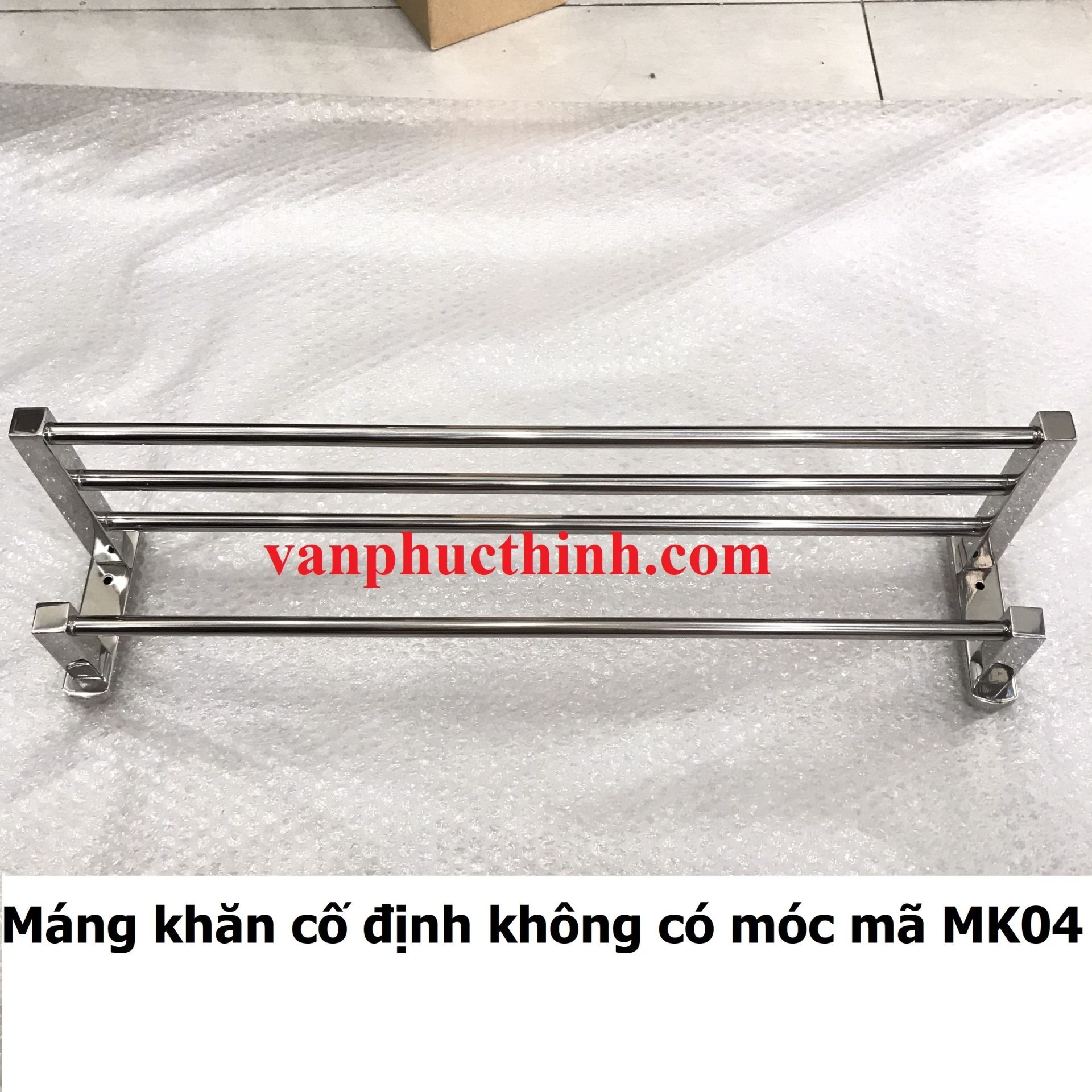 Máng khăn Đa Năng Cố Định không móc inox 304 100%