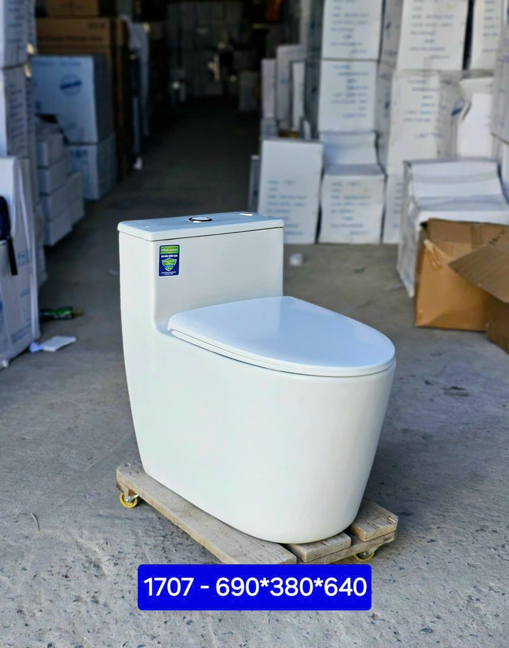 Bồn cầu 1 khối 1707uf