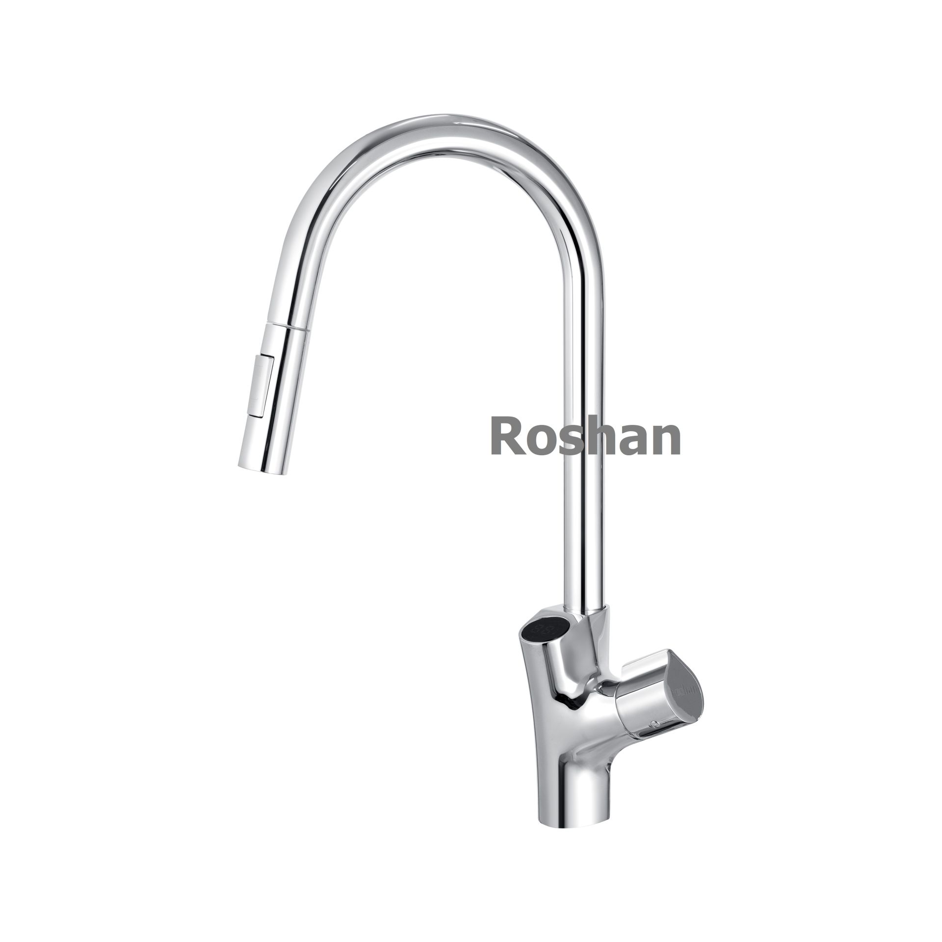 Vòi chén rút dây hiển thị nhiệt độ Roshan Premium R19068