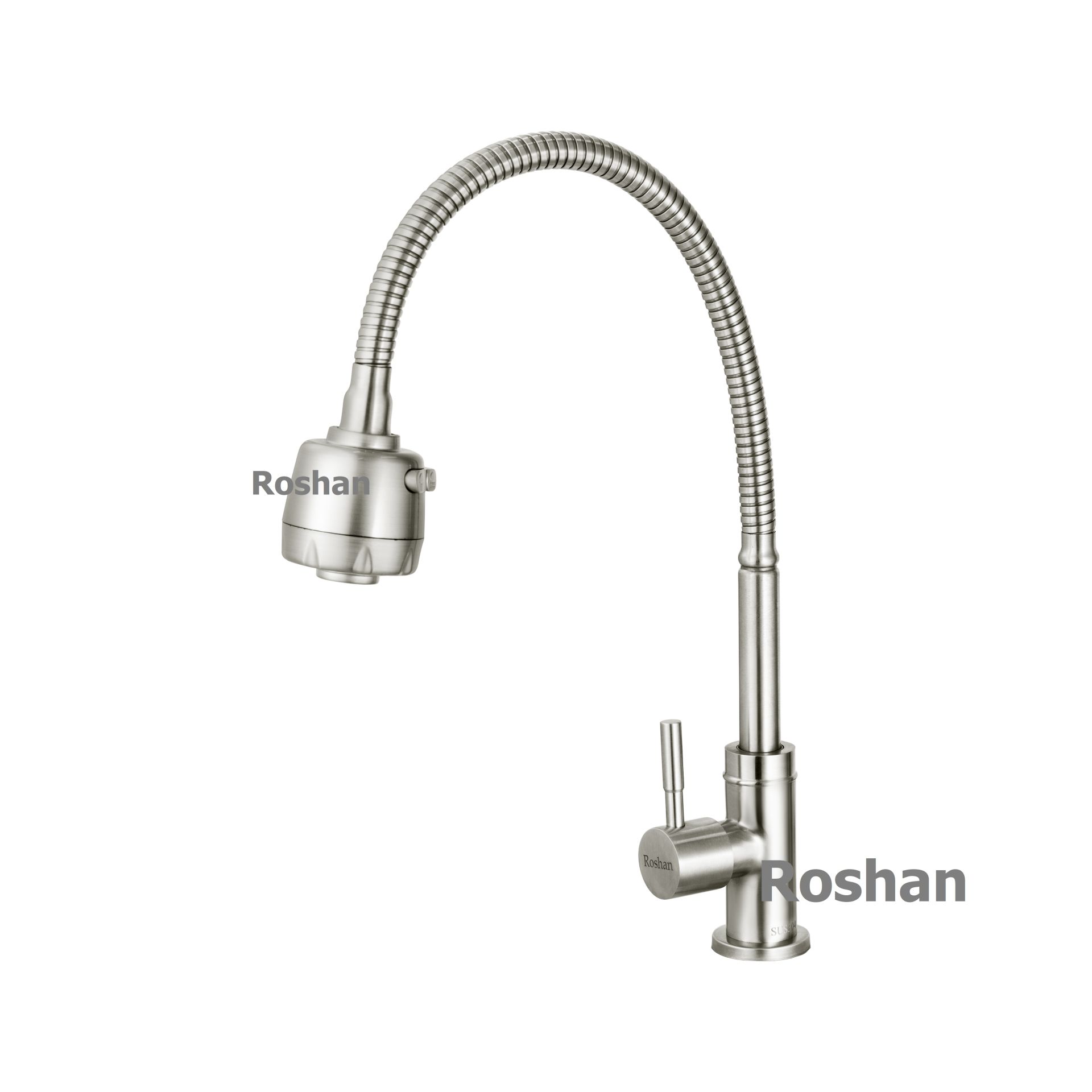 Vòi chén inox mờ lạnh Roshan Basic R506