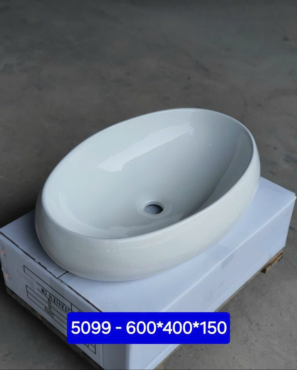 Lavabo để lên bàn đá 5099