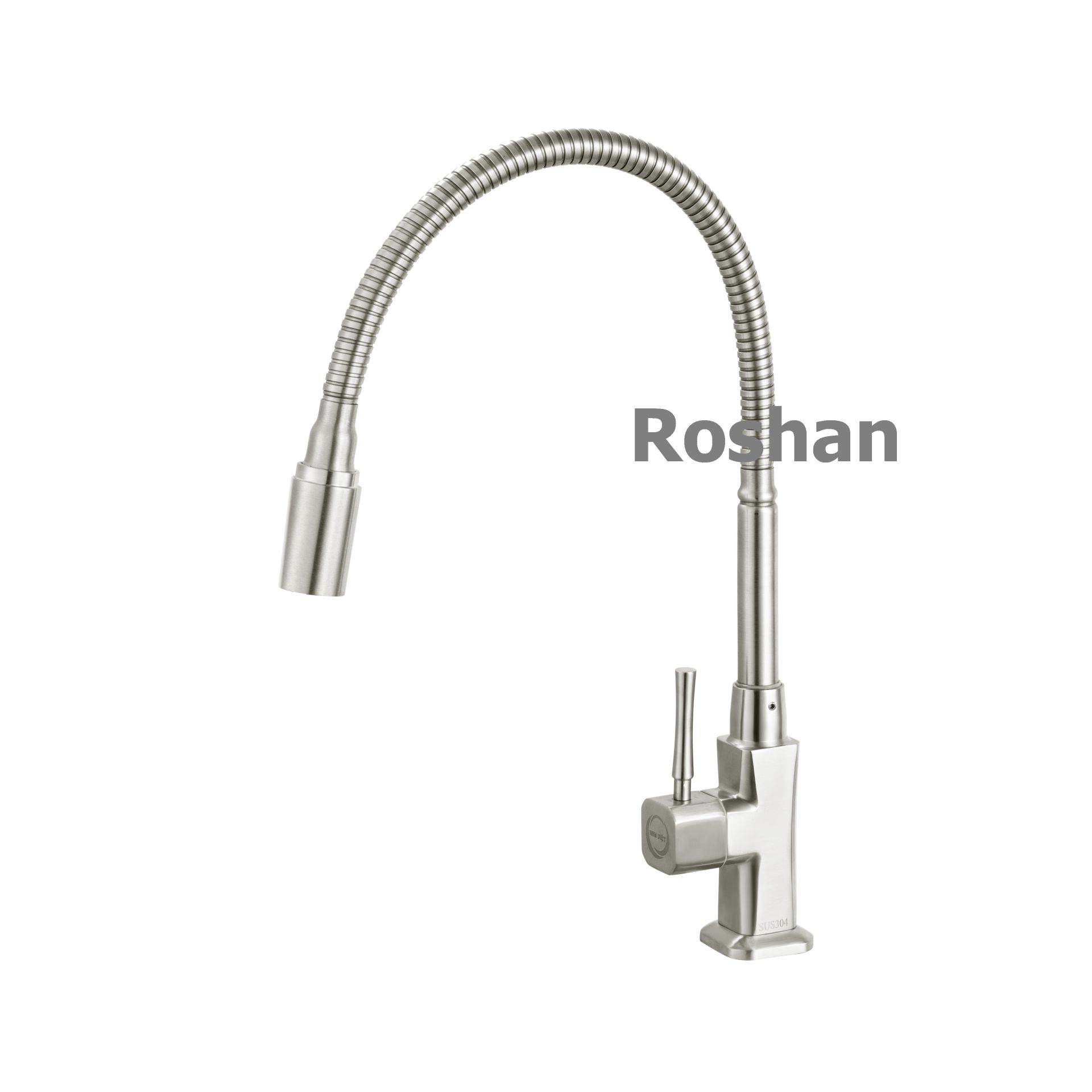 Vòi chén inox mờ lạnh Roshan Basic R508