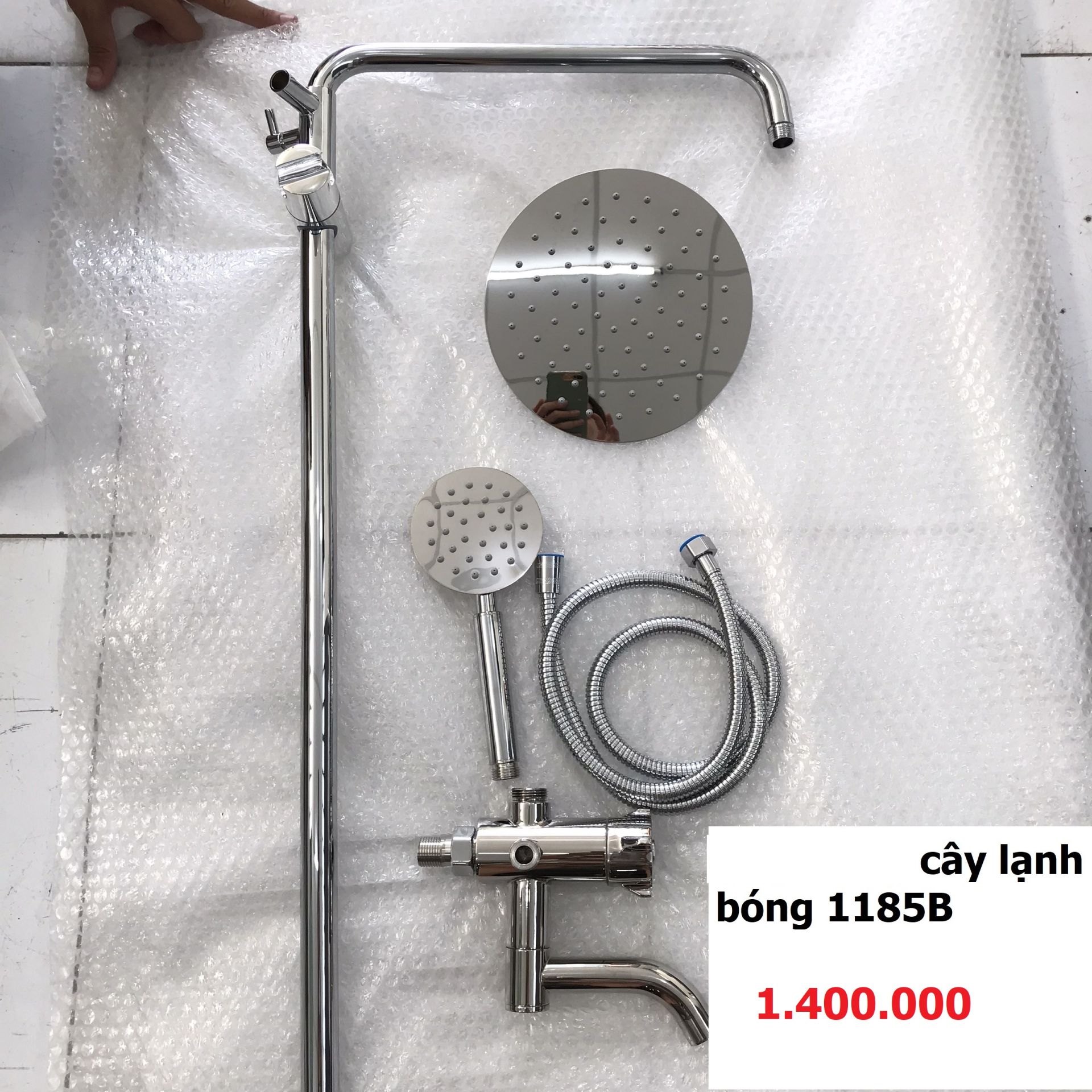 Cây sen nước lạnh inox 304 bóng mã 1185B