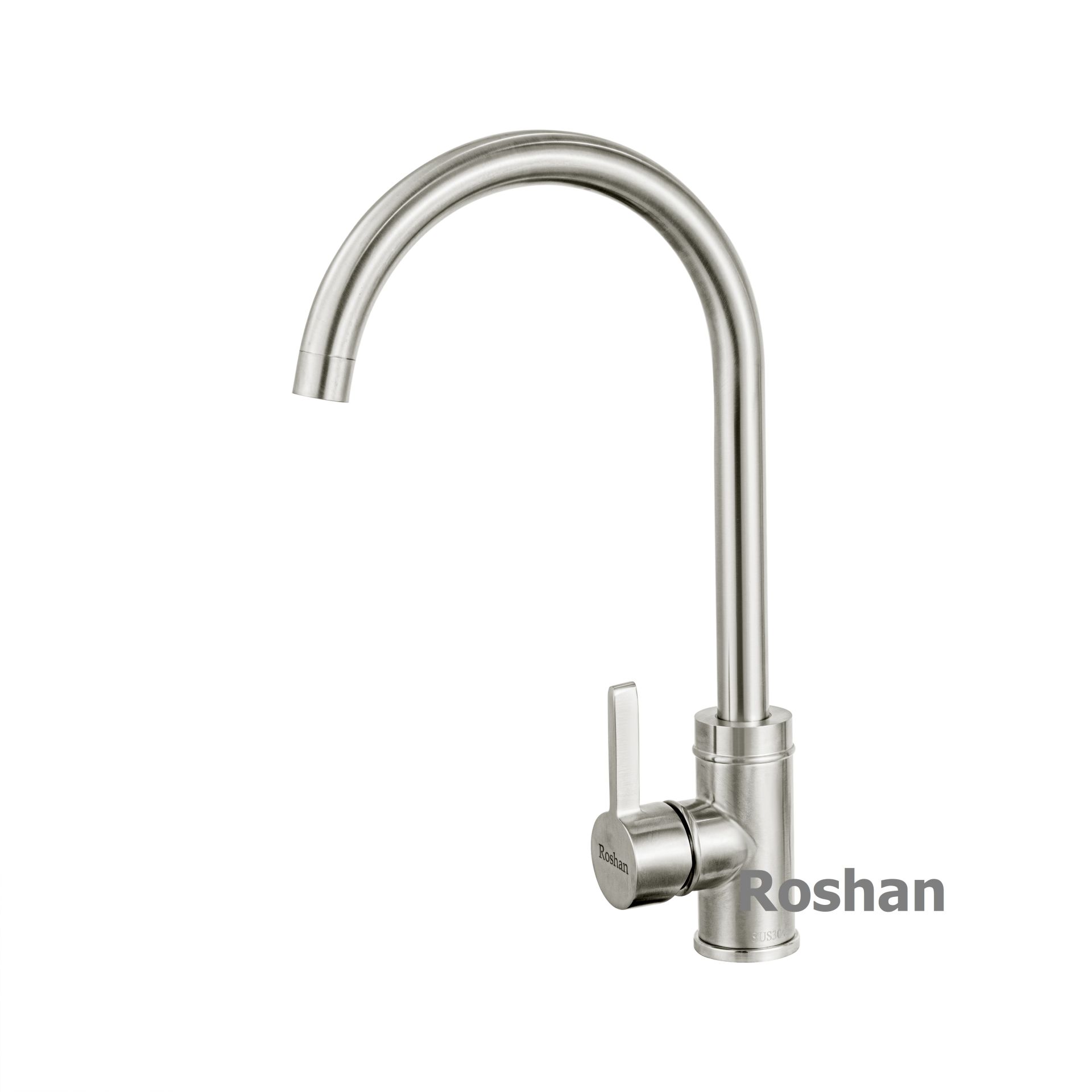 Vòi chén inox mờ Nóng Lạnh Roshan Basic R501