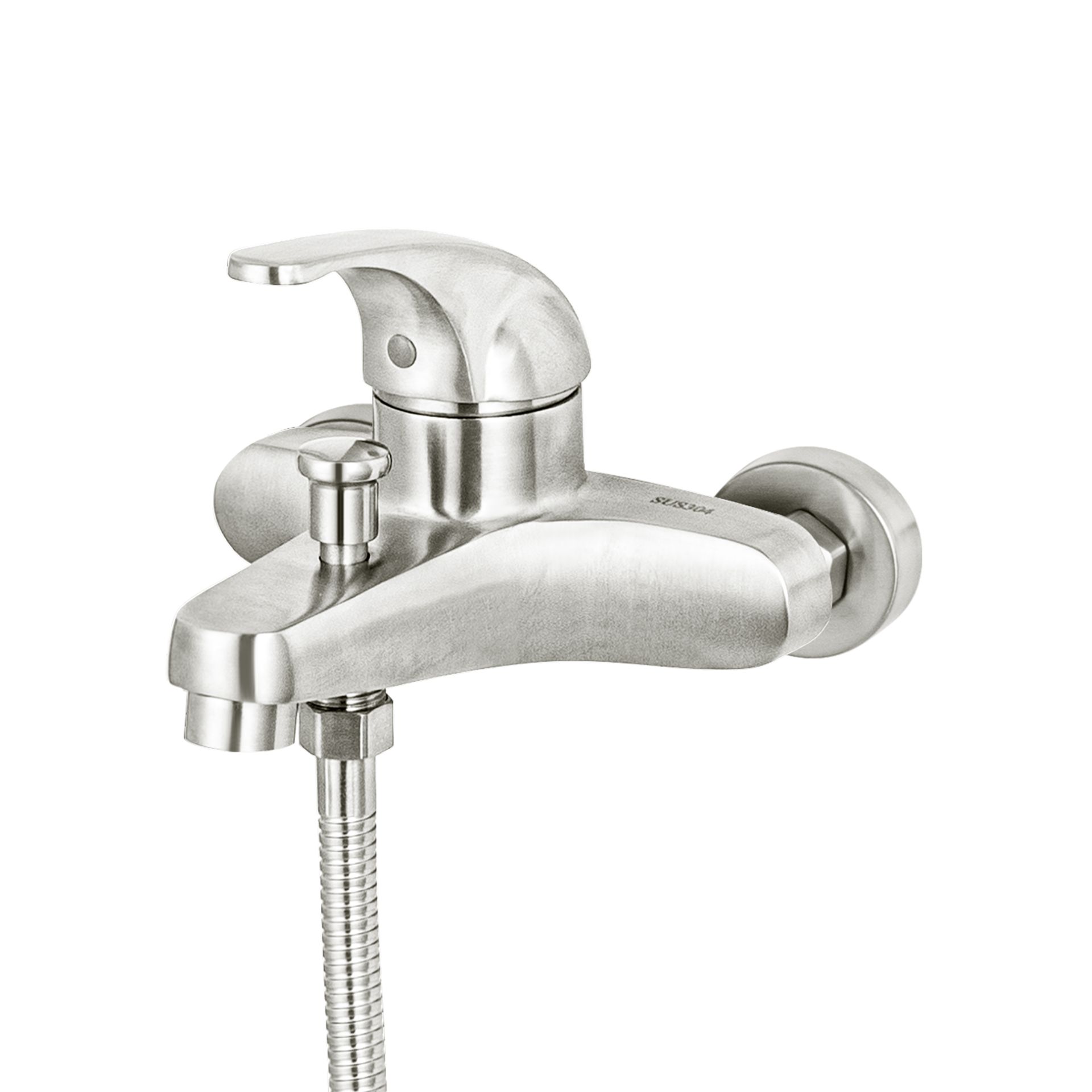Vòi sen tắm inox mờ Nóng Lạnh Roshan Basic R301