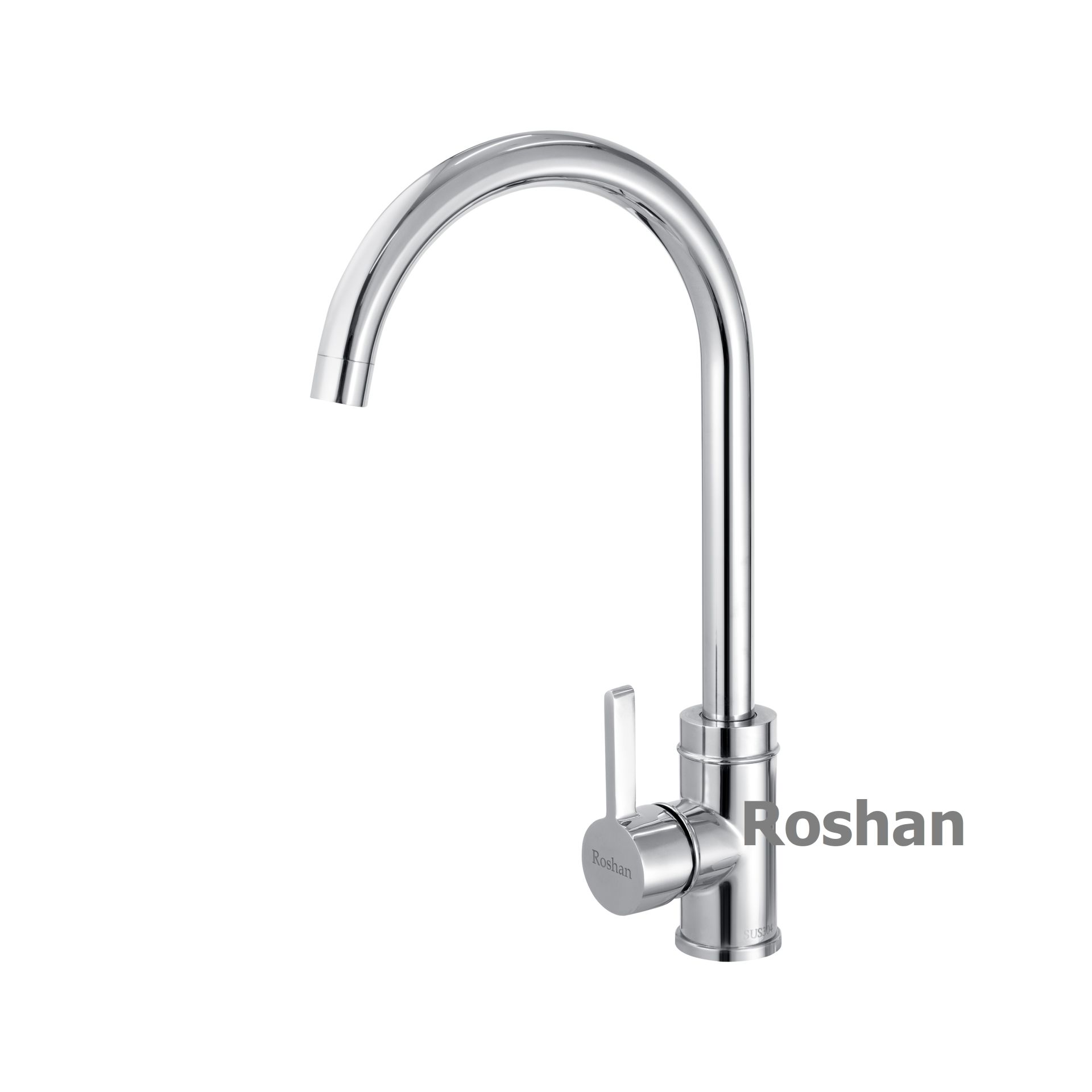 Vòi chén inox Bóng Nóng Lạnh Roshan Premium BR501
