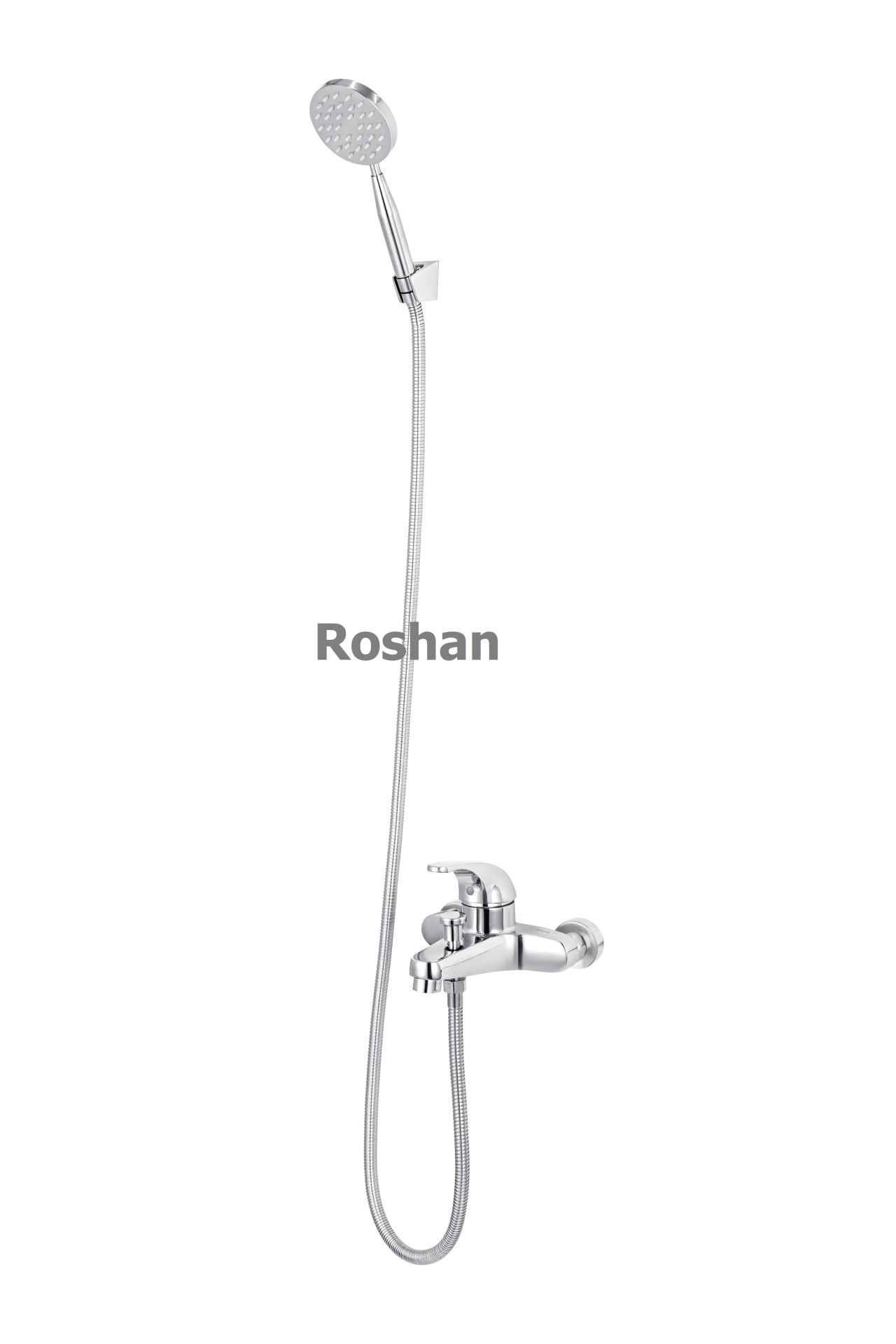 Vòi sen tắm inox bóng Nóng Lạnh Roshan Premium BR301
