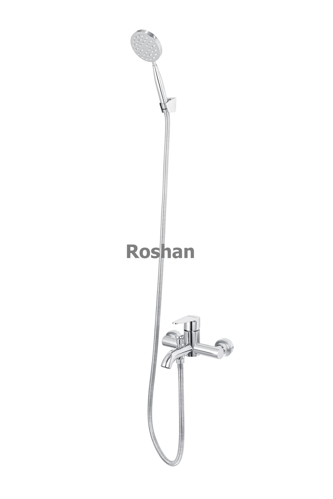 Vòi sen tắm inox bóng Nóng Lạnh Roshan Premium BR302