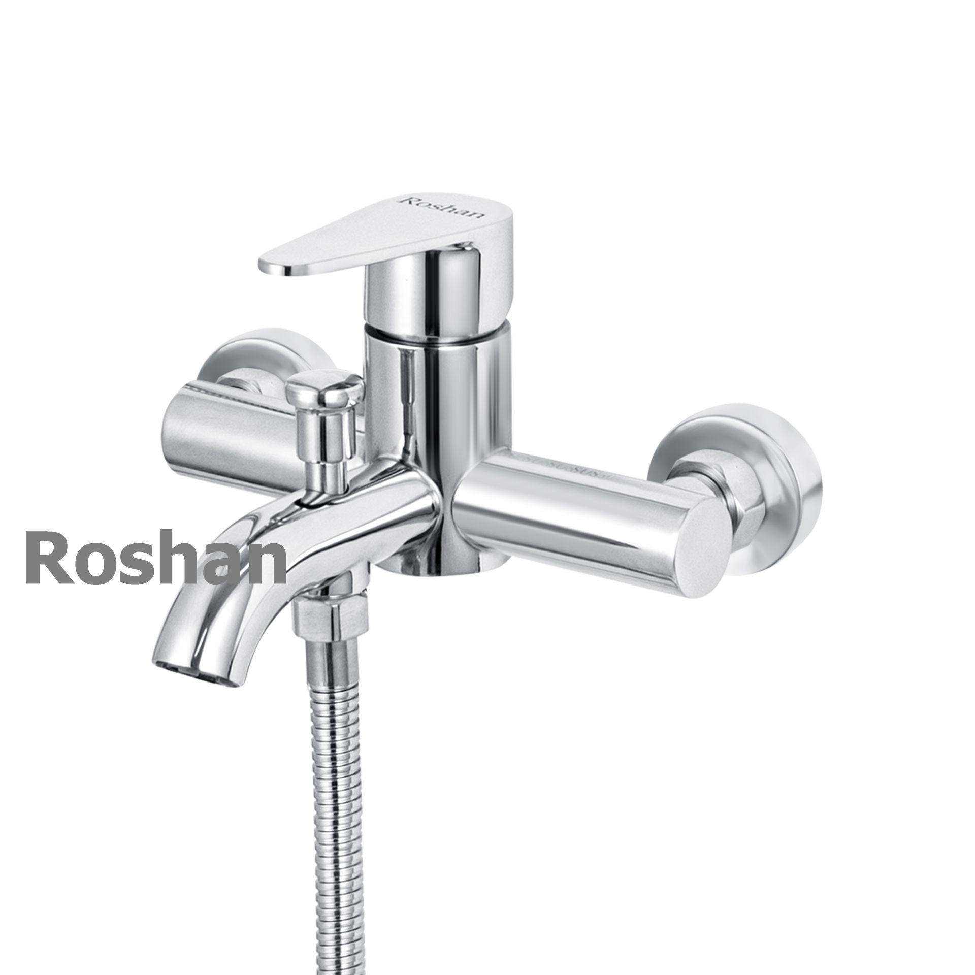 Vòi sen tắm inox bóng Nóng Lạnh Roshan Premium BR302
