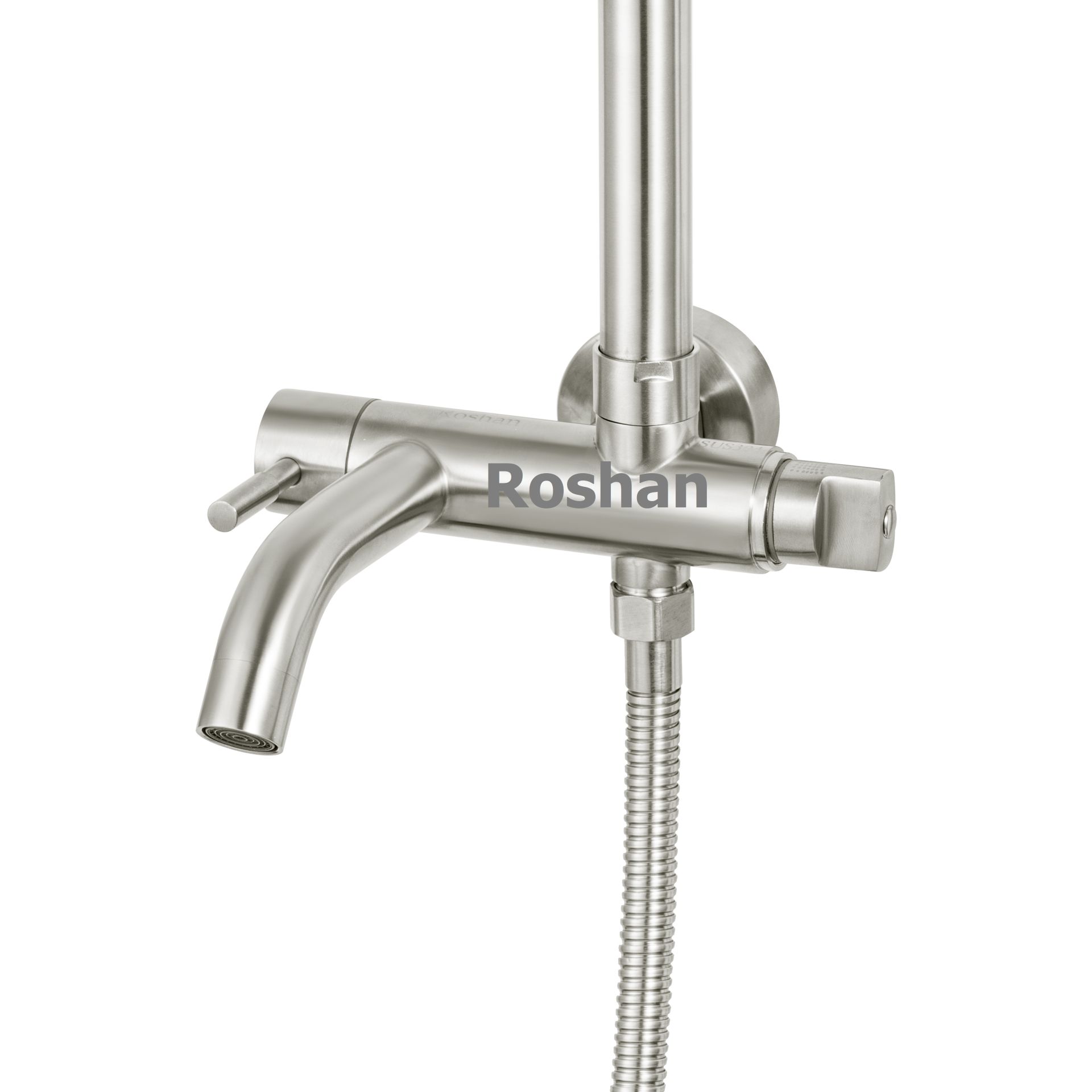 Bộ sen cây inox mờ Lạnh Roshan Basic R207