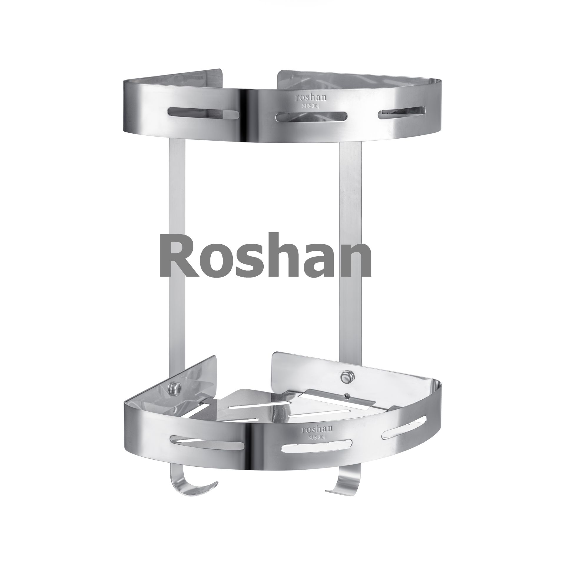 Kệ góc tấm 2 tầng Roshan Basic RKTT02