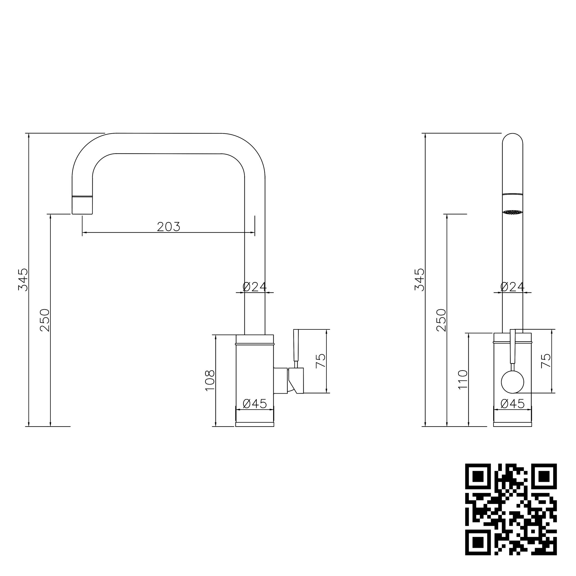 Vòi chén inox bóng lạnh Roshan Premium BR509