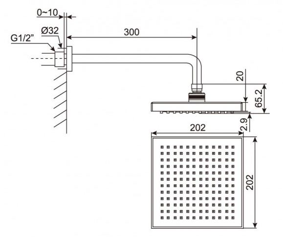 Đầu Sen American Standard WF-9052