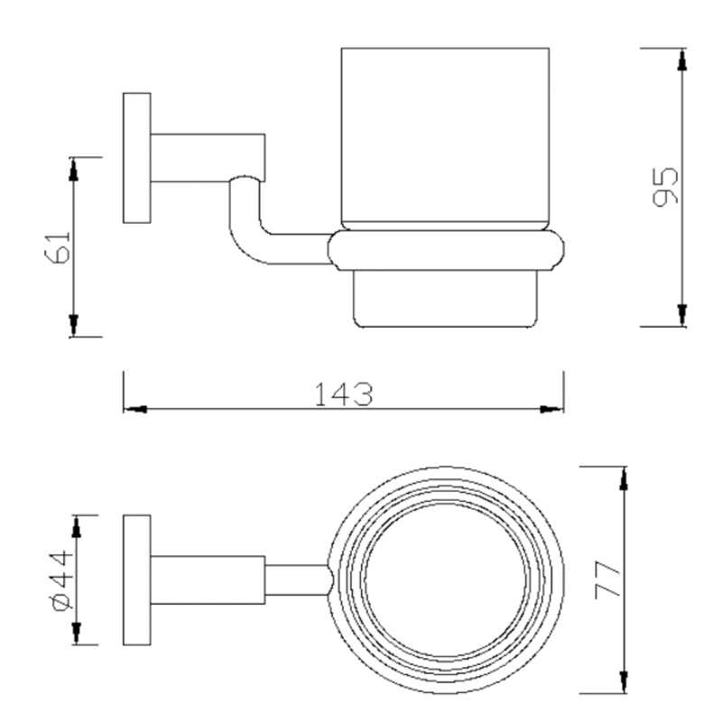 Kệ Đựng Ly American Standard K-2801-44-N