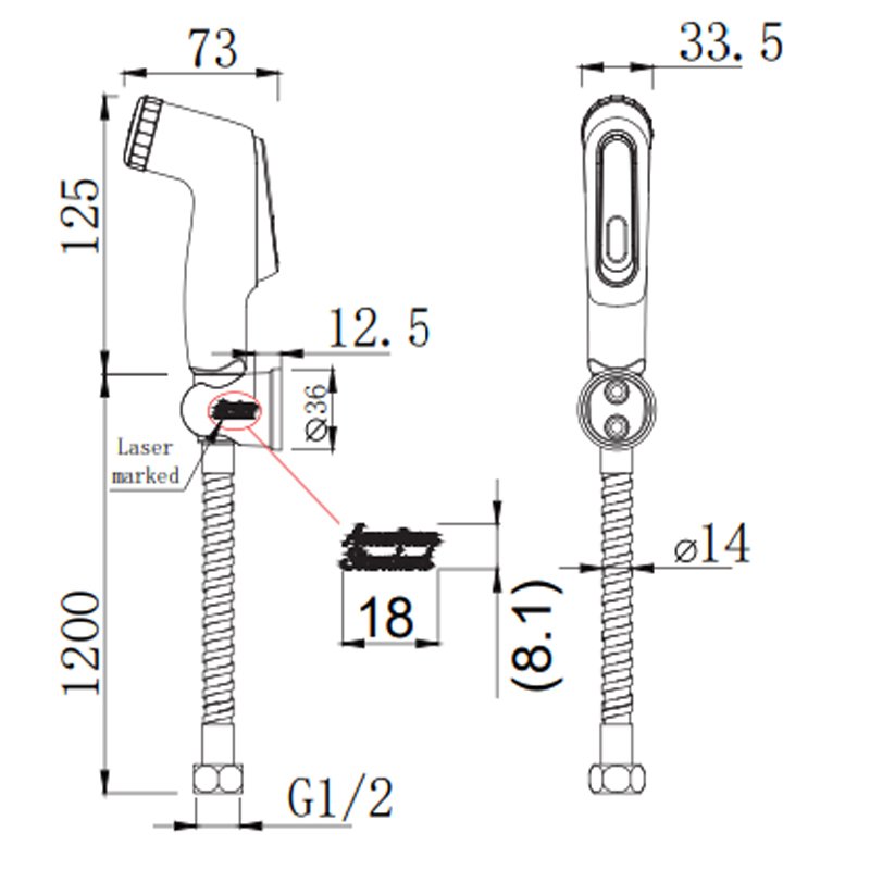 Vòi Xịt Vệ Sinh American Standard FFAS8686