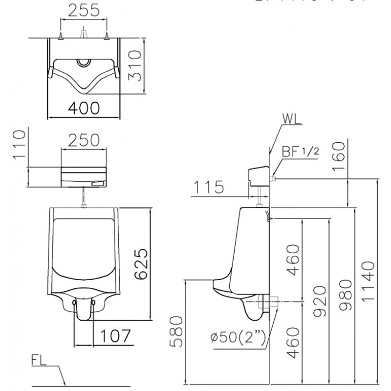 Bồn Tiểu Nam Caesar U0240