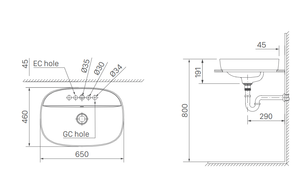 Lavabo Đặt Bàn Inax AL-652V