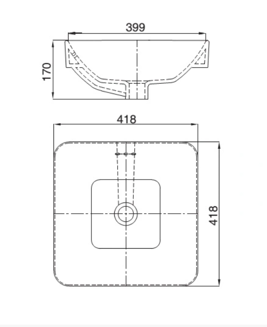 Lavabo Đặt Bàn Viglacera CD20