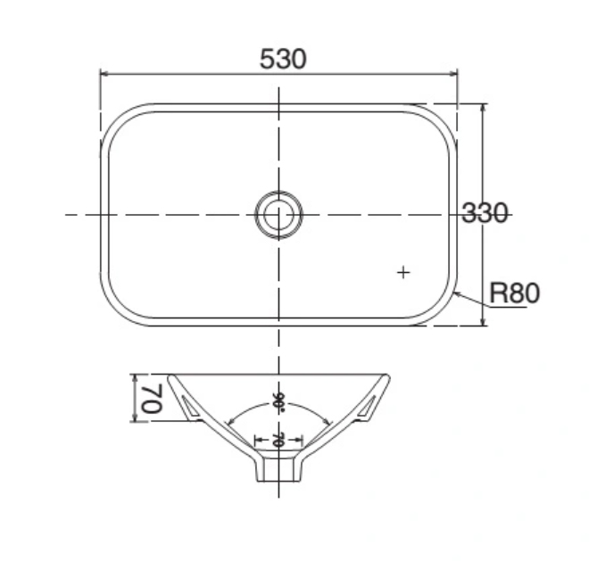 Lavabo Đặt Bàn Viglacera V28