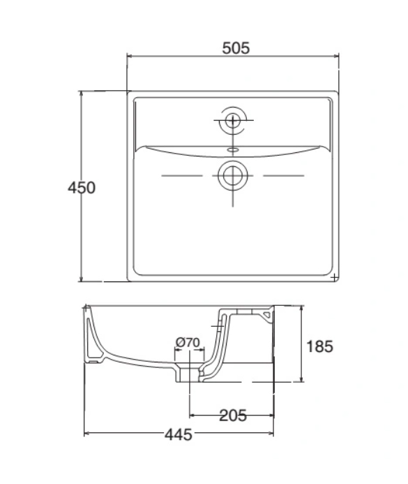 Lavabo Đặt Bàn Viglacera V42M