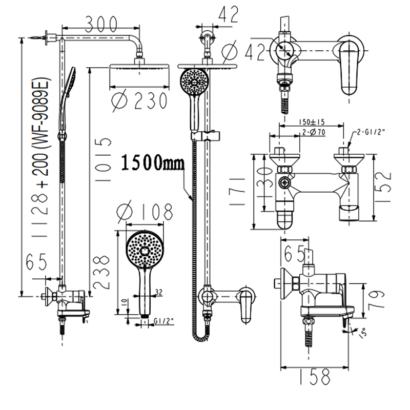 Sen Cây Nóng Lạnh American Standard WF-9089