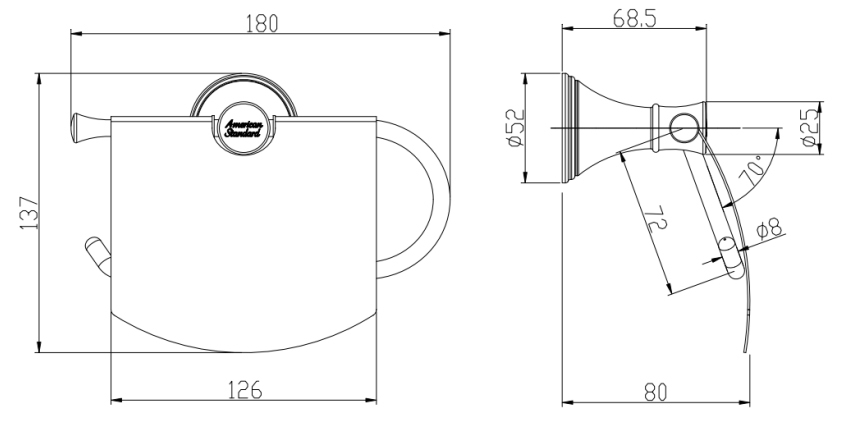 Móc Giấy Vệ Sinh American Standard WF-0287