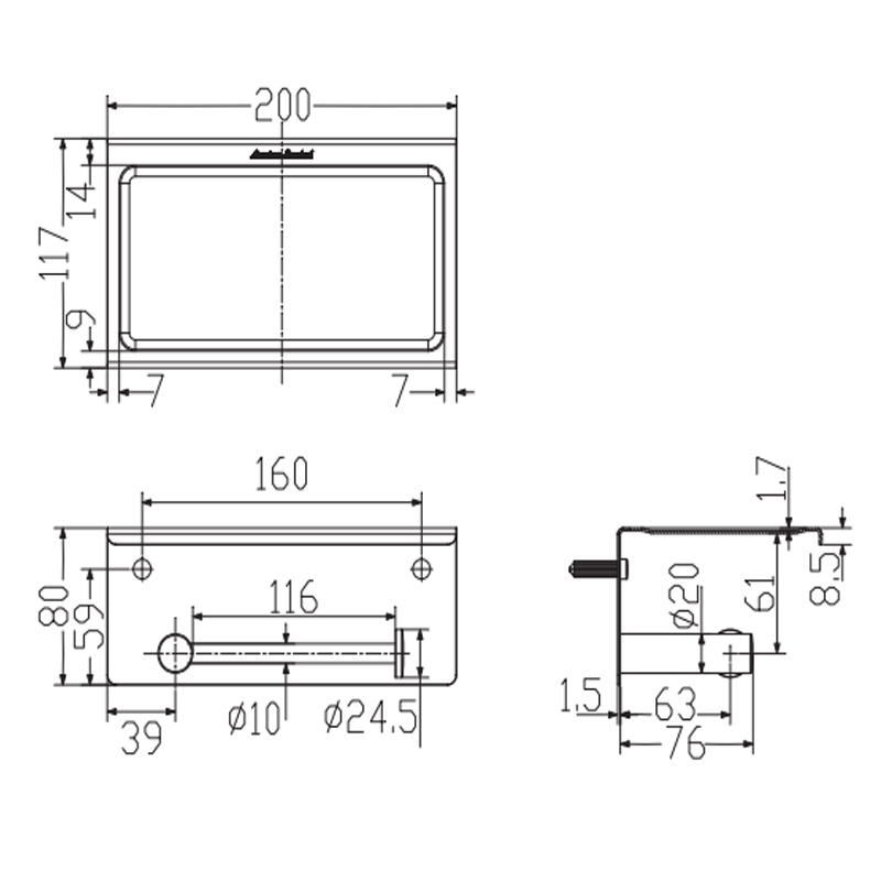 Hộp Đựng Giấy American Standard WF-1498