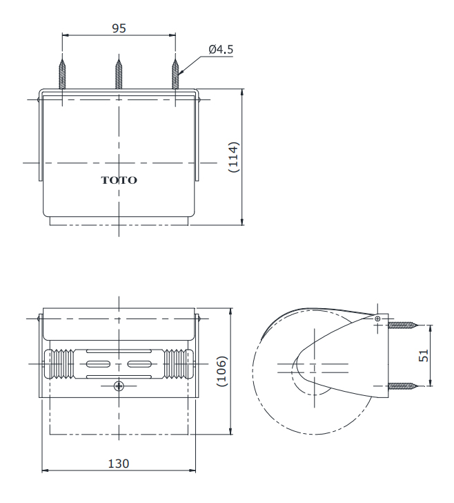 Hộp Đựng Giấy Vệ Sinh Toto YH116