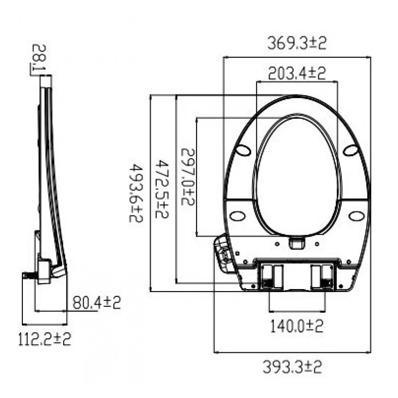 Nắp Rửa Cơ American Standard M4A839 SW