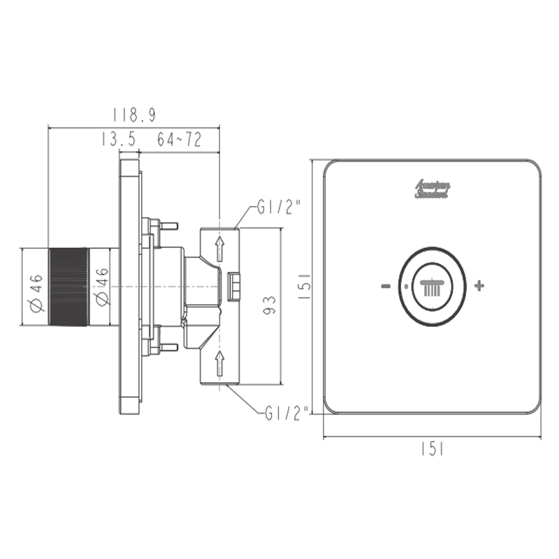Nút Điều Chỉnh Sen American Standard FFAS0926