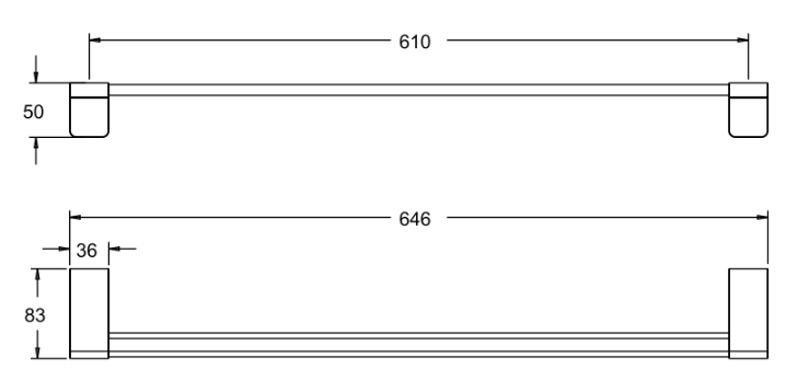 Thanh Treo Khăn American Standard K-1393