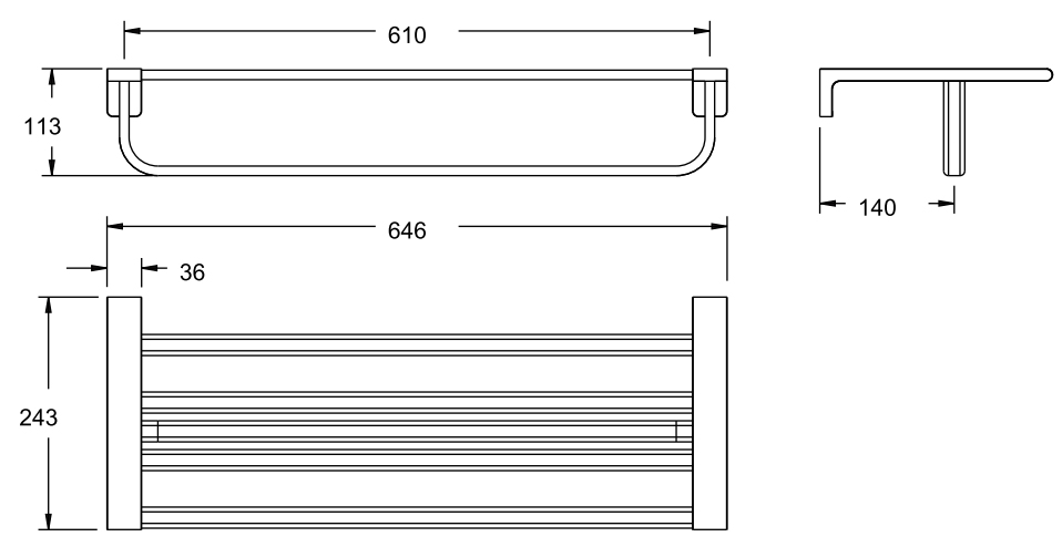 Thanh Treo Khăn American Standard K-1395