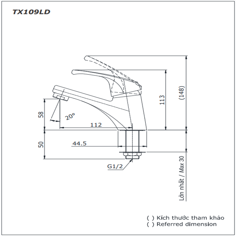Vòi Chậu Nước Lạnh TOTO TX109LD