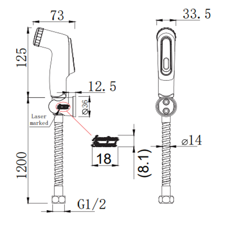 Vòi Xịt Vệ Sinh American Standard FFAS6868