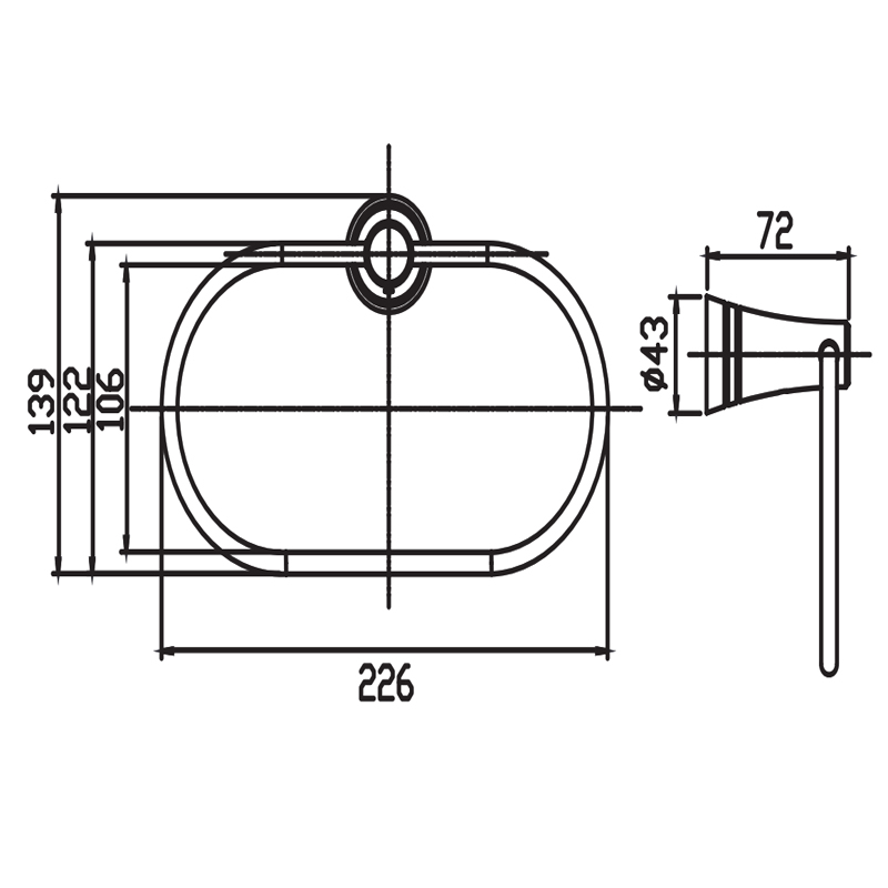Vòng Treo Khăn American Standard WF-6590