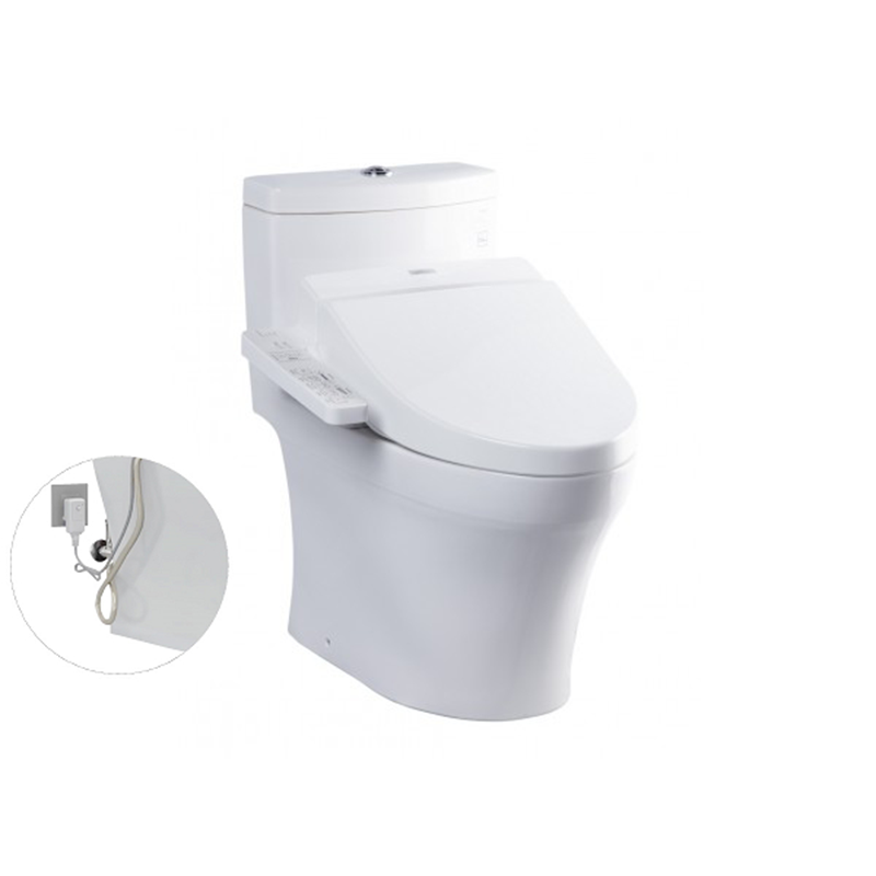 Bồn Cầu ToTo 1 Khối Nắp Rửa Điện Tử MS889DRW7