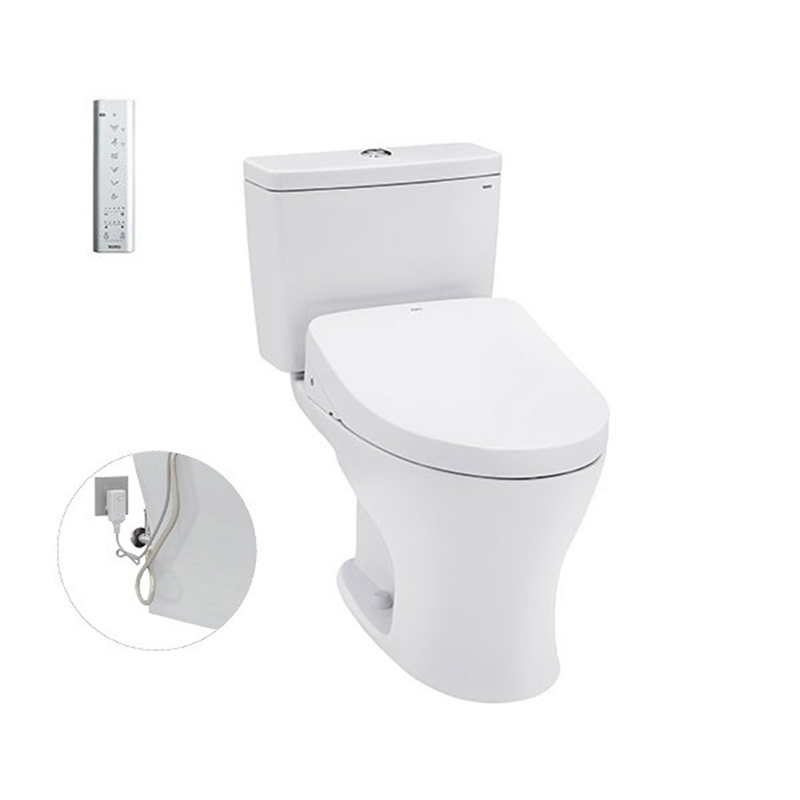 Bồn Cầu ToTo 2 Khối Nắp Rửa Điện Tử CS735DW11