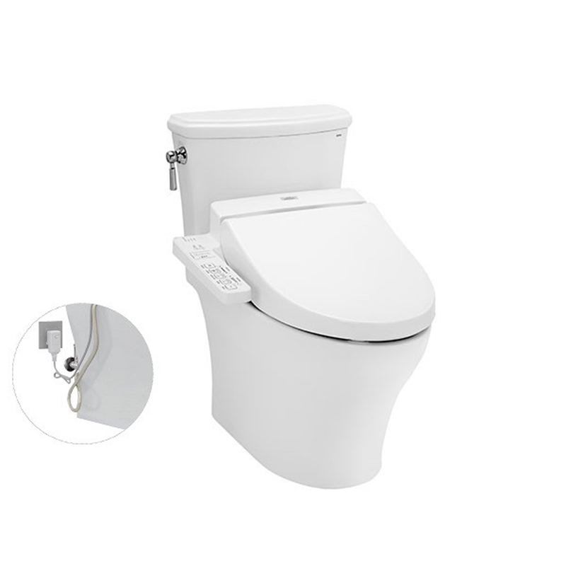 Bồn Cầu ToTo 2 Khối Nắp Rửa Điện Tử CS945DNW6