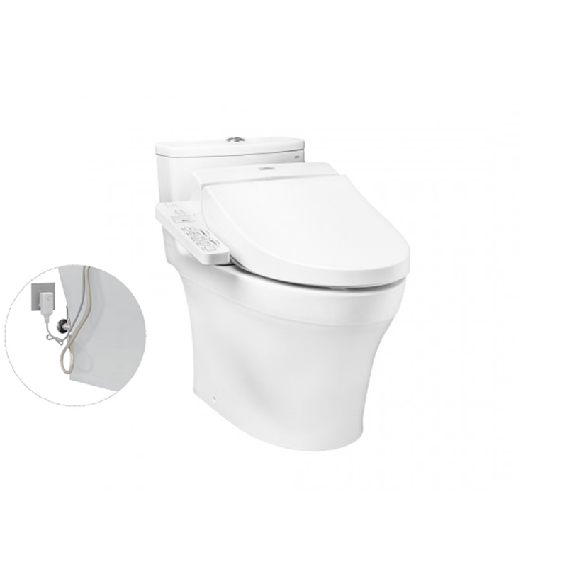 Bồn Cầu ToTo 1 Khối Nắp Rửa Điện Tử MS885DW7