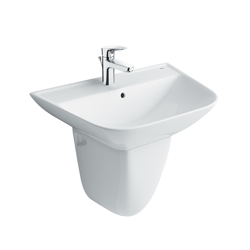 Lavabo INAX L-297V/L-297VC Treo Tường Kèm Chân Treo