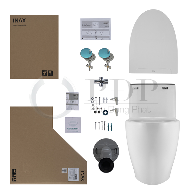 Bồn Cầu INAX AC-902VN (AC902VN) 1 Khối Aqua Ceramic BST S200