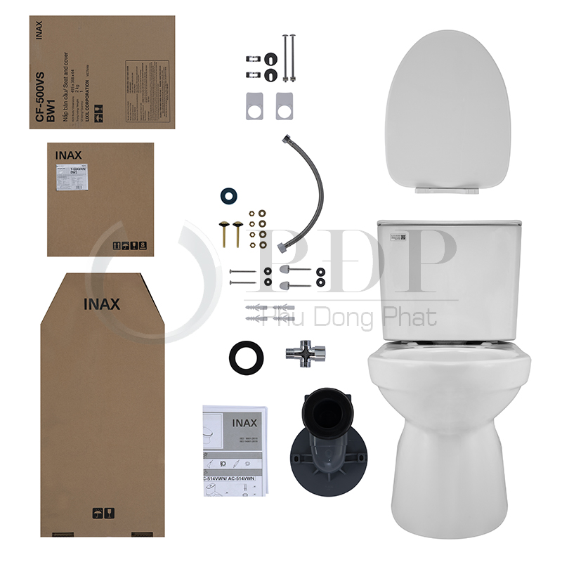 Bồn Cầu INAX AC-514VAN (AC514VAN) 2 Khối Aqua Ceramic