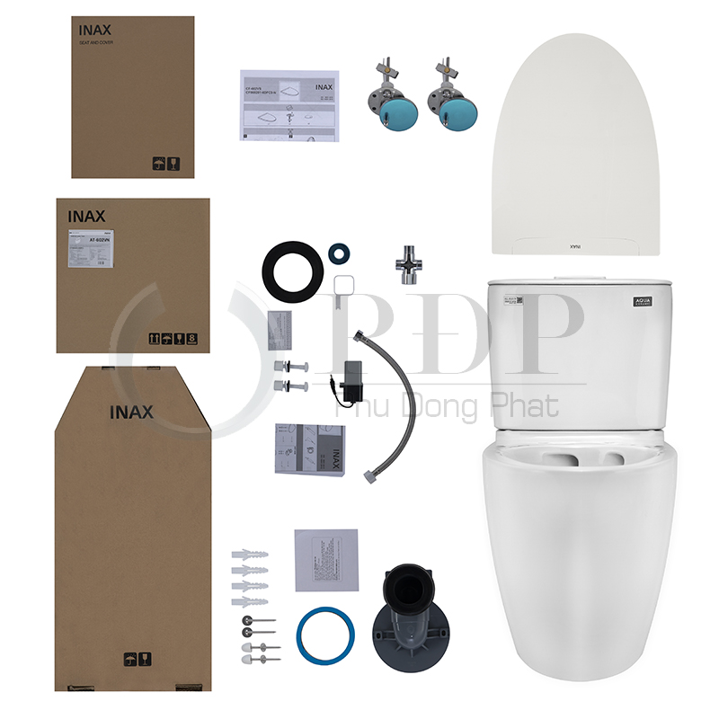 Bồn Cầu INAX AC-602VN (AC602VN) 2 Khối AquaCeramic BST S200