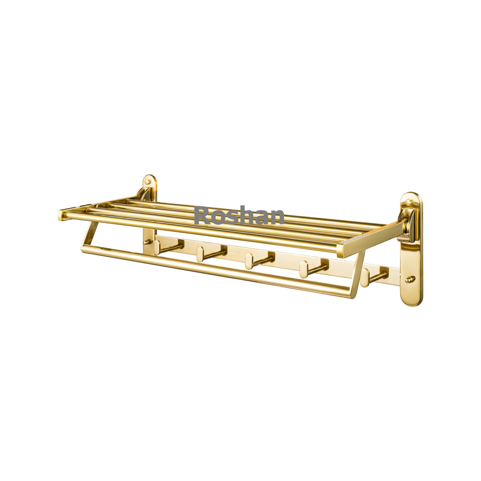 Máng khăn Đa Năng Hộp Roshan Premium Gold RMK-DN-01G
