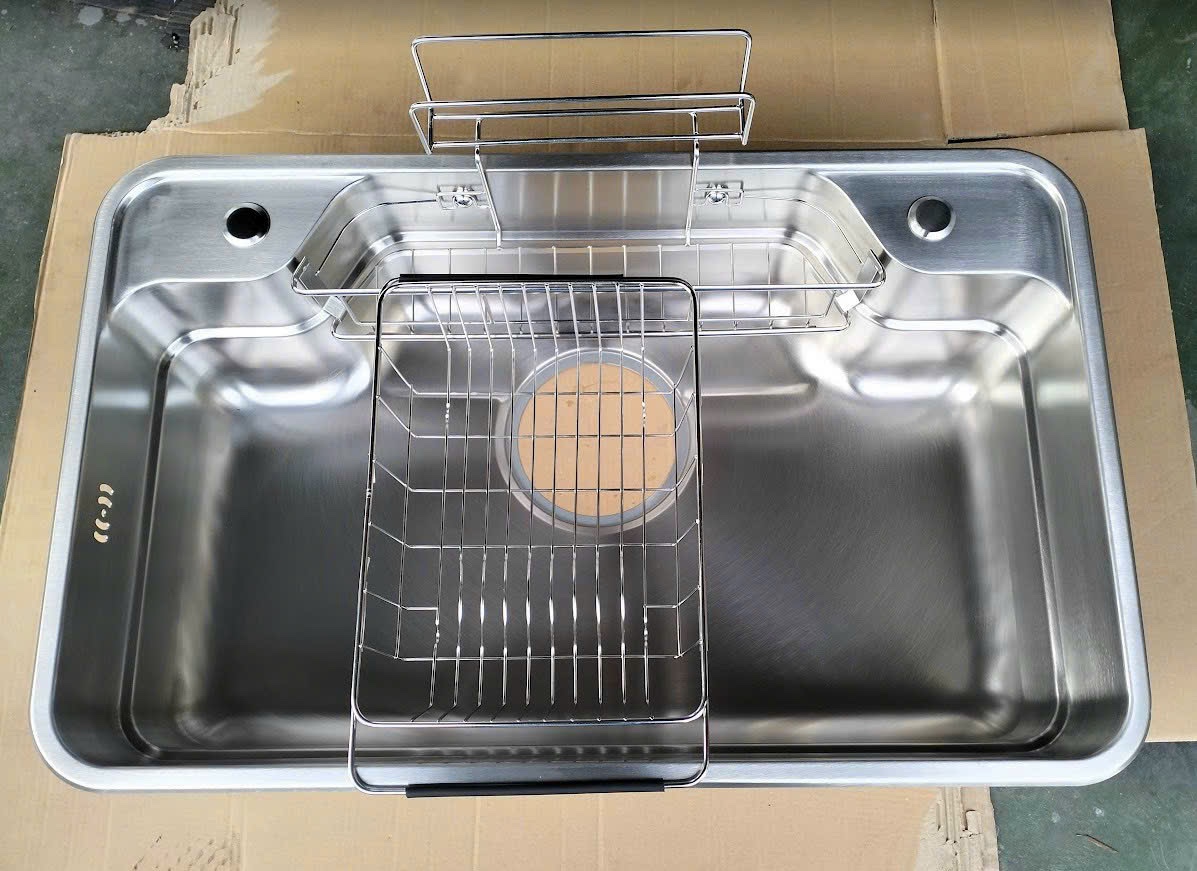 Chậu rửa chén 1 hố 8050B inox 304