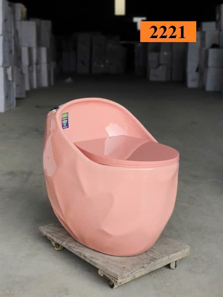 Bồn cầu trứng Hồng 2221