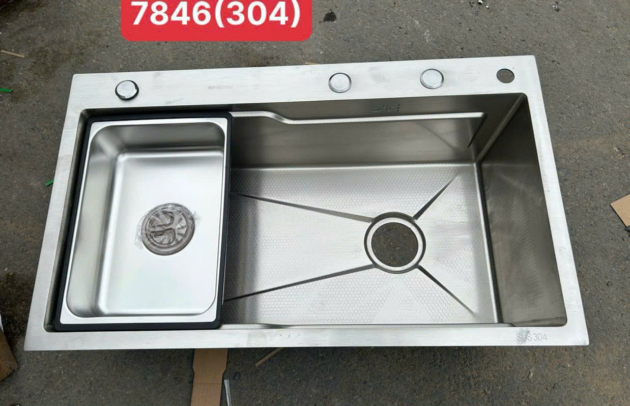 Chậu chén 1 hố 7846